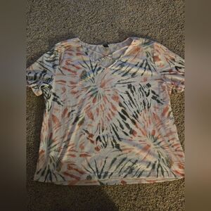 Shein tye dyed shirt